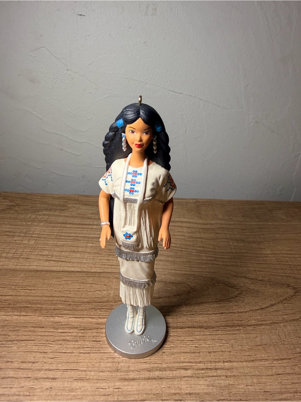 1996 Hallmark Barbie Dolls of the World Native American Ornament Figurine
